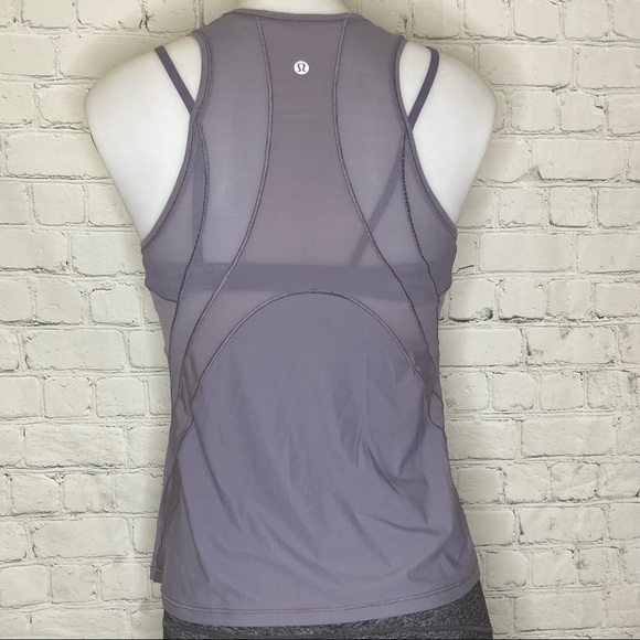 Lululemon fresh in mesh tank top dusky lavender - Picture 8 of 11
